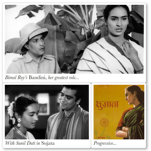 Her Roles with Bimal Roy
