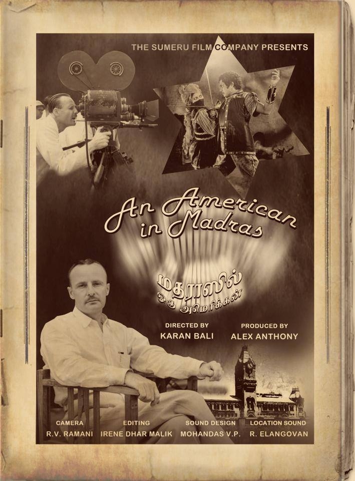 A poster for the new documentary in the style of the vintage cinema Dungan was associated with.